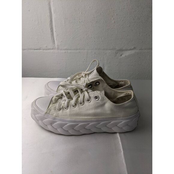 Converse Chuck Taylor All‎ Star Runway Cable Platform Ox 568895C Womens Size 6.5 - Picture 1 of 11